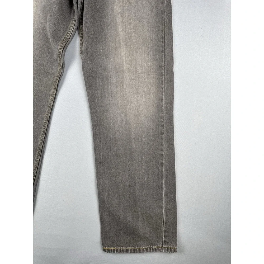 Levi's 505 Regular Fit Jeans Gray Wash Straight Leg Denim 33x30